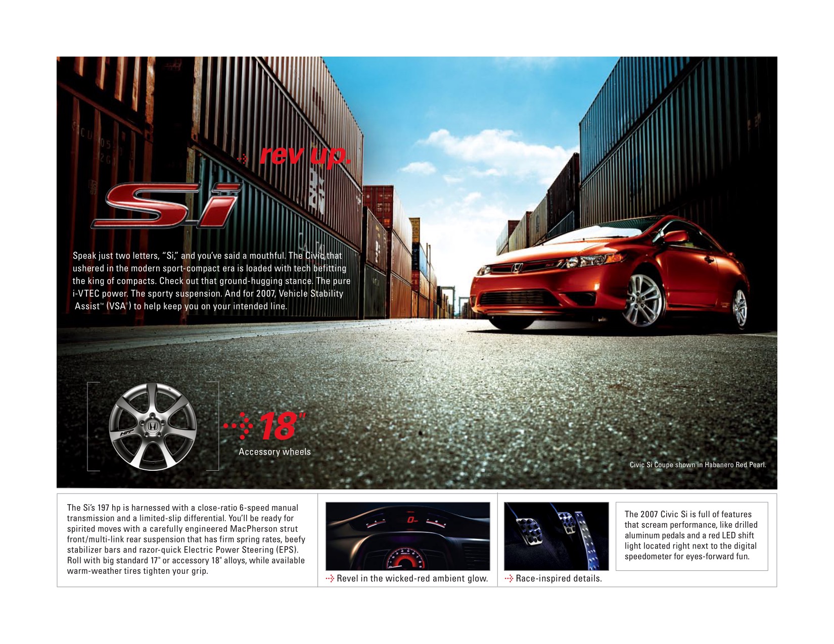 2007 Honda Civic Coupe Brochure Page 14